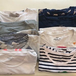 J Crew women’s t-shirt set, size XS